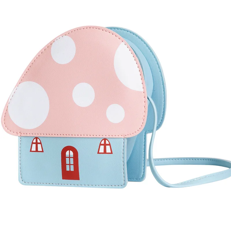 Мини детские сумки через плечо сумка с мультипликационным принтом кошелек для