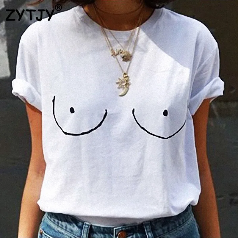 

Funny TITTIES BOOBS BOOBIES Print New Women Tshirt Cotton Casual Shirt For Top Tee Girl Hipster Latest Drop Ship TZ20-807