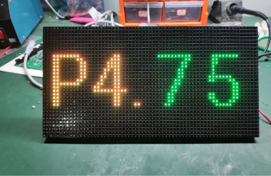 Бесплатная доставка p4.75 внутренний F3.75 RGY цветной двухцветный SMD светодиодный