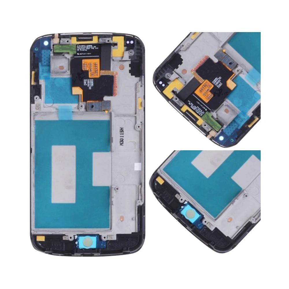 Оригинальный сенсорный ЖК-экран для LG Google Nexus 4 E960 дигитайзер в сборе дисплей с