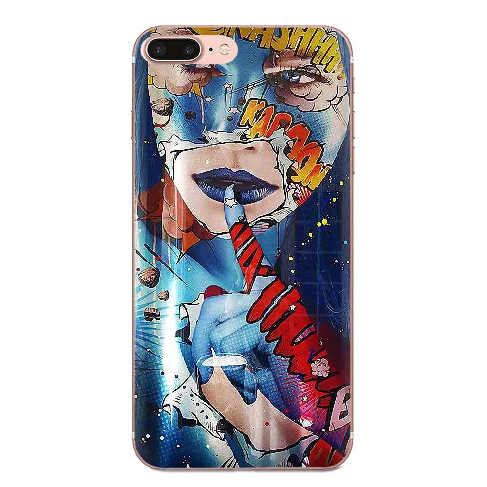 Artistic Colorful Girl Classic Print Phone Case For Galaxy Grand A3 A5 A7 A8 A9 A9S On5 On7 Plus Pro Star 2015 2016 2017 2018 | Мобильные