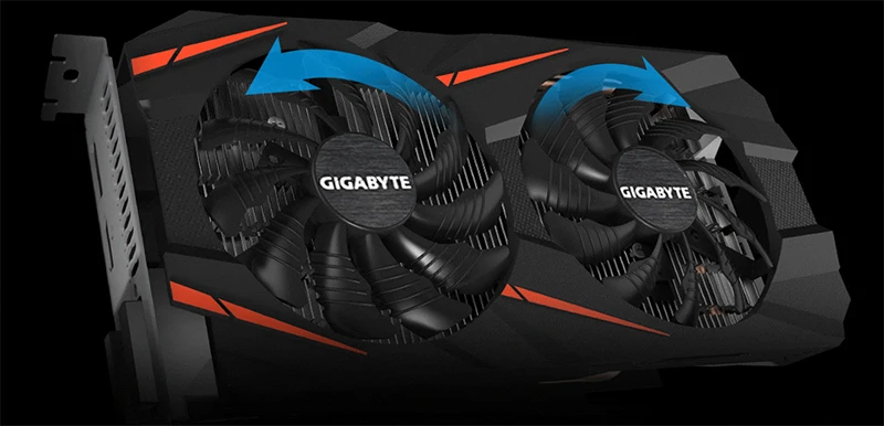 Видеокарта Gigabyte NVIDIA GeForce GTX 1060 WINDFORCE OC 3 ГБ, интегрированная с 3 ГБ памяти 192bit GDDR5 для ПК