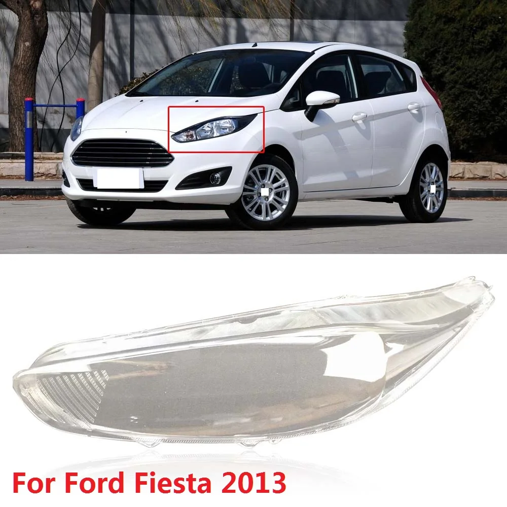 CAPQX 1 шт. для Ford Fiesta 2013 2014 2015 передний бампер налобный фонарь стеклянная крышка