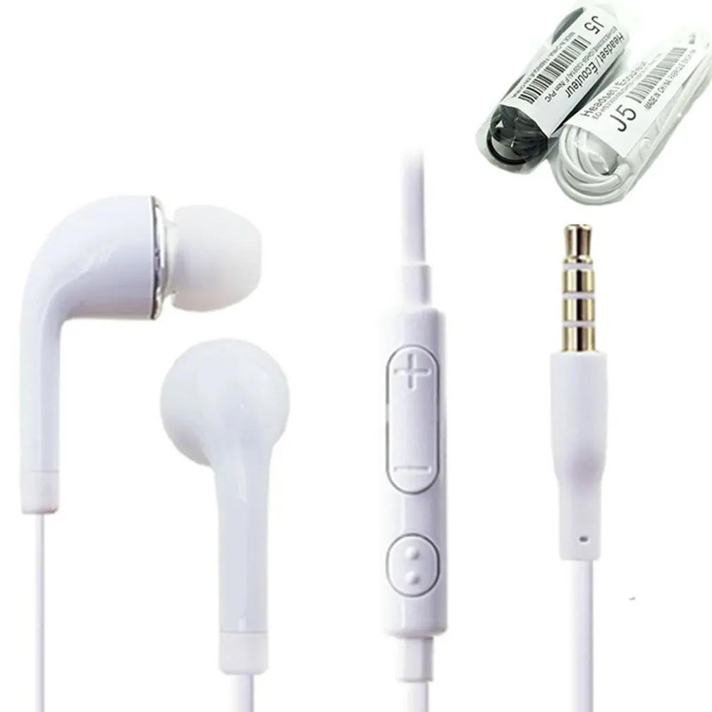 

3.5mm Wired In-Ear Earphone Earbud Headset with Mic for Samsung Galaxy S4 for Smartphone High Quality Headphone