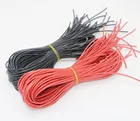 Супермягкий термостойкий красный черный силиконовый кабель, провод для аккумулятора 1AWG 2AWG 4AWG 6AWG7 8 10 12 14AWG, силиконовые линии из луженой меди