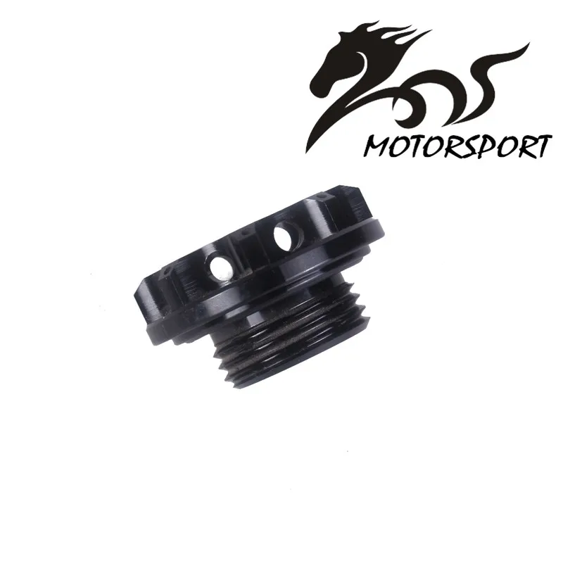 Гоночный алюминиевый Черный Масляный наполнитель крышка масляного бака для