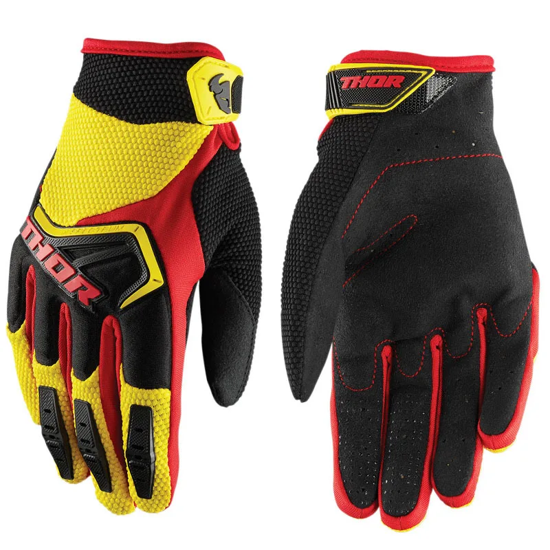 

Hot THOR Motocross Riding Gloves Anti-fall Fingers Summer Breathable Riding Equipment Knight Gloves