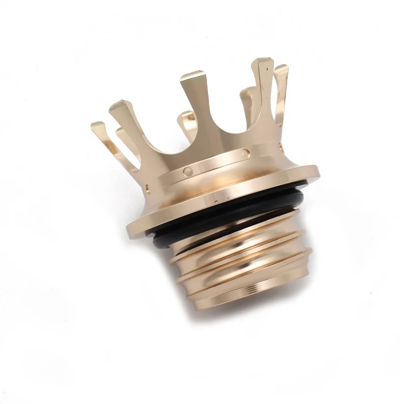 Мотоцикл Золотой/Серебряный/Черный алюминиевый флеш правая нить резервуар