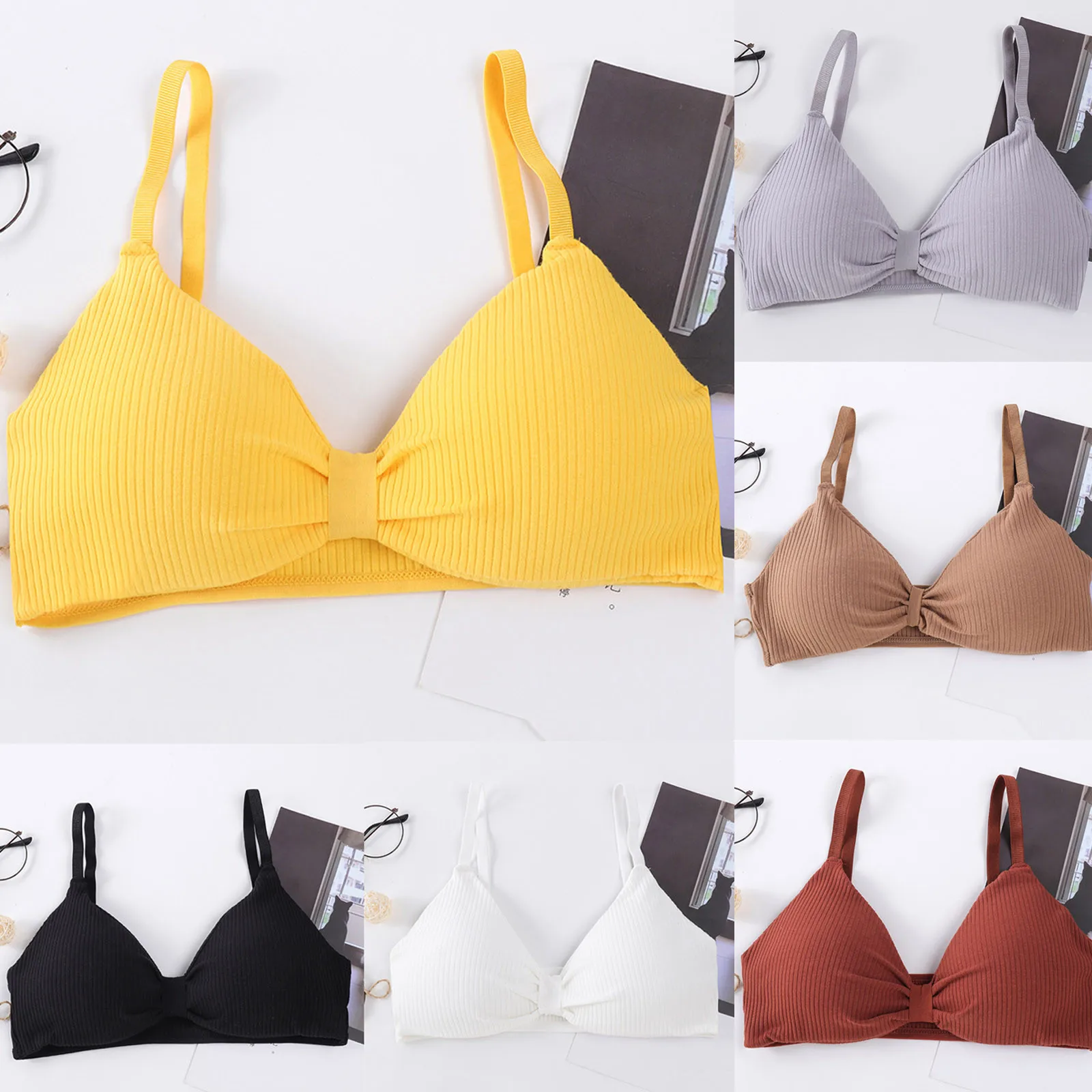 

Корейский топ в полоску, облегающий топ на бретелях-спагетти, женский бюстгальтер со встроенным бюстгальтером, жилет с открытыми плечами 2021...