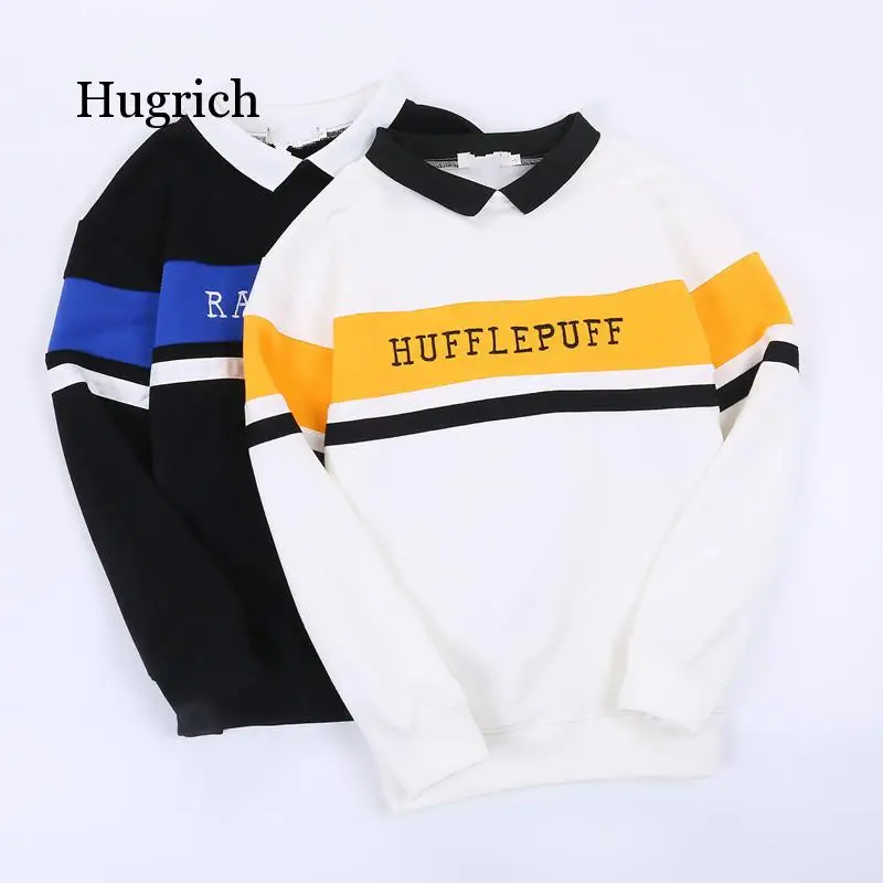 Школьный стиль искусственная вышивка мультфильм мужские и женские толстовки