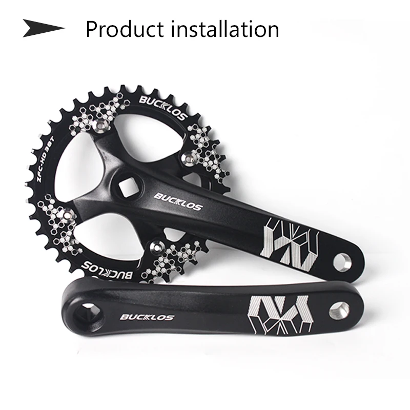 

BUCKLOS 104BCD Oval Chainring Round Narrow Wide Mountain bike Chainwheel 32T 34T 36T 38T 40T 42T crank Single Tooth plate Parts