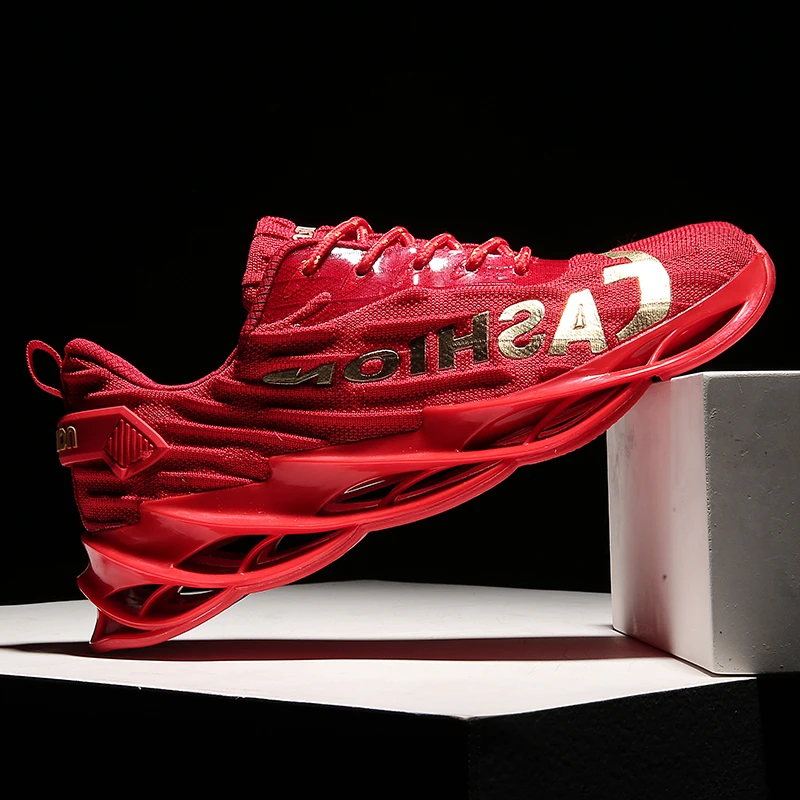 

Best Selling Athletic Shoes For Men Black Red Men Trainers Brand Mens Discount Running Shoes Hard-Wearing Sports Men Sneakers