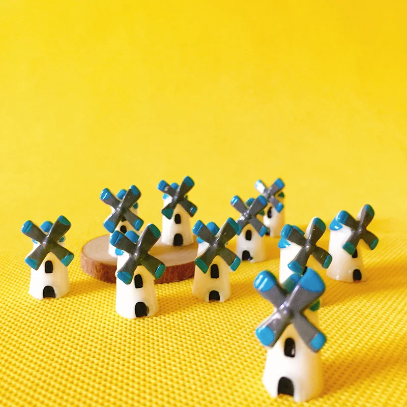 Оптовая продажа ~ 10 шт. ветряная мельница/Сказочный Садовый Гном/Террариум с мхом