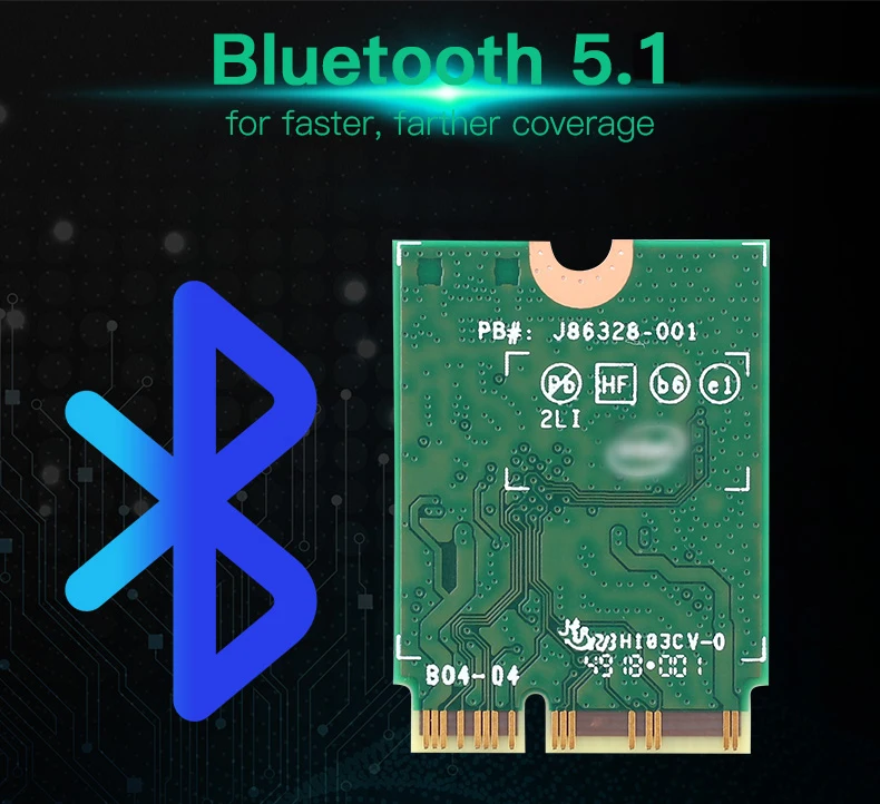 Wi-Fi6 Intel AX201 M.2 Key E CNVio2 Wi-Fi карта двухдиапазонный 5 1 Мбит/с беспроводной Bluetooth 2 4 802