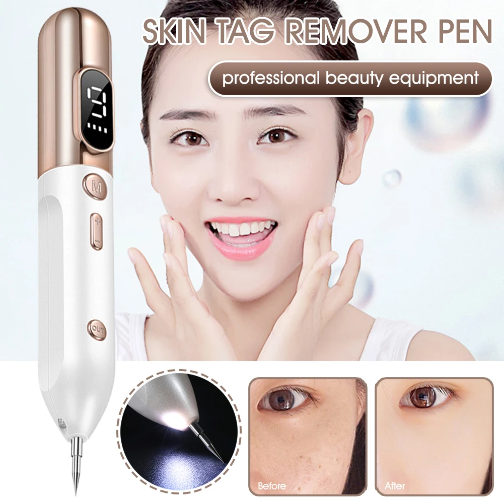 

Newest Laser Plasma Pen Mole Tattoo Freckle Wart Tag Removal Pen Dark Spot Remover For Face LCD Skin Care Tools Beauty Machine