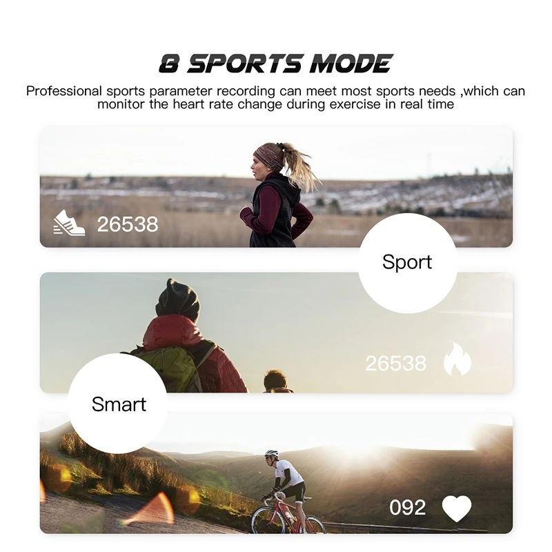 

Smart Watch Bluetooth Smart Sport Fitness Watch Waterproof Press Sn Activity Tracking Peeter for Women Men