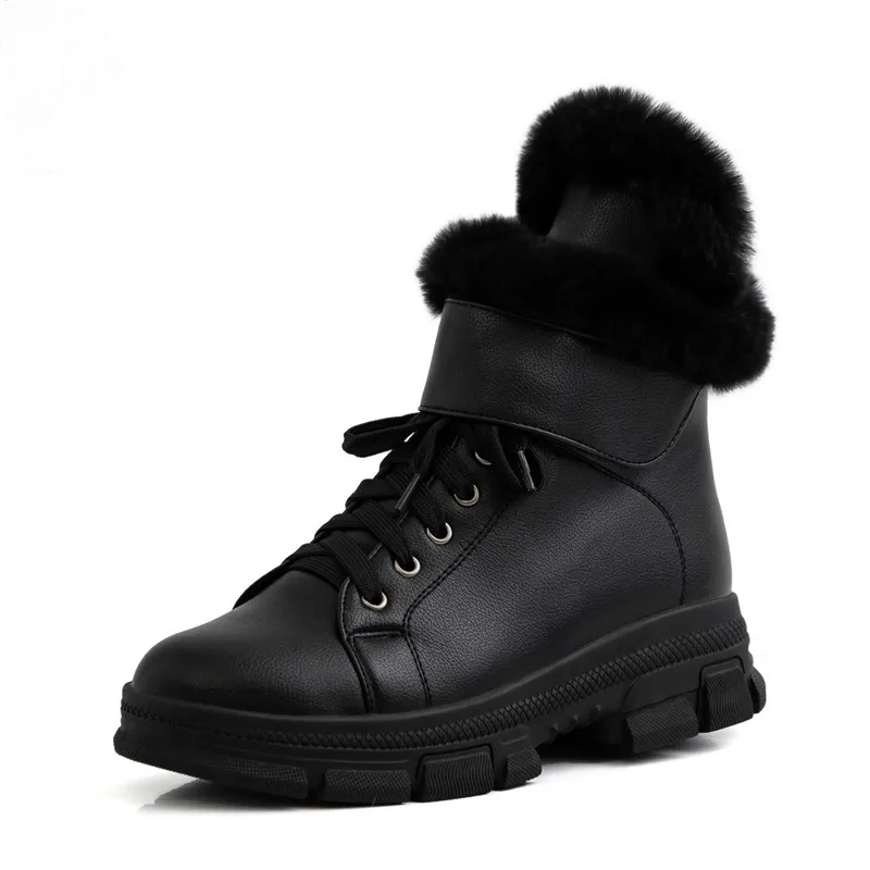 MORAZORA/2020 г. Большие размеры 34-43 теплые зимние ботинки модная зимняя женская обувь