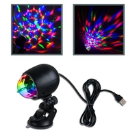 1pc auto car disco dj stage lighting led rgb crystal ball lamp bulb light ball projector lamp party