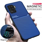 Чехол appo reno 5 lite, кожаный, магнитный, с держателем для автомобиля, мягкий, силиконовый, противоударный