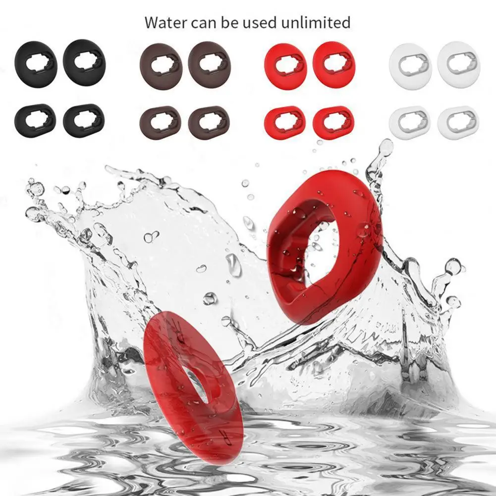 

BL 4Pcs Silicone Anti-dust In-ear Earbuds Earmuffs Headset Precise Installation Protective Cover for Galaxy Buds Live