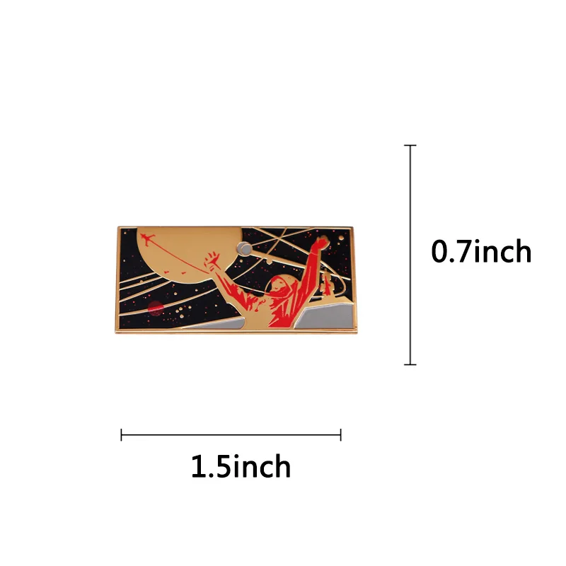 CCCP советская космическая мечта астронавт Гагарин брошь Космос сувенир подарок |