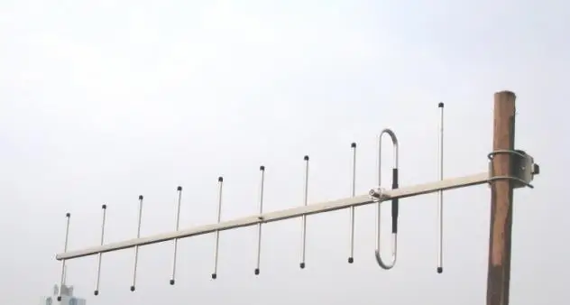 10 sege портативная u-полосная Антенна yagi 430-440 МГц усиление 12dbi Любительская ретранслятор антенна двухсторонняя радио антенна Любительская радио антенна