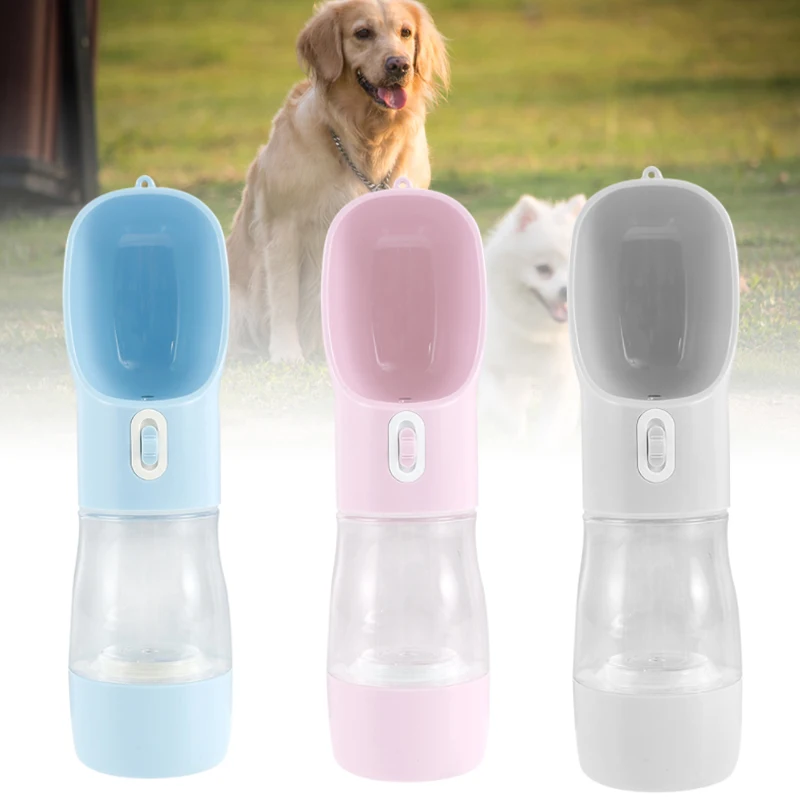 

Lightweight Pet Cat Dog Water Bottle Feeder Pet Supplies Leak Proof Lock Portable Drinking Cup
