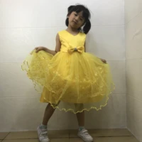 girls mesh tulle princess dress for kids 4 10 years wedding party tutu prom vestidos children communion evening formal clothes