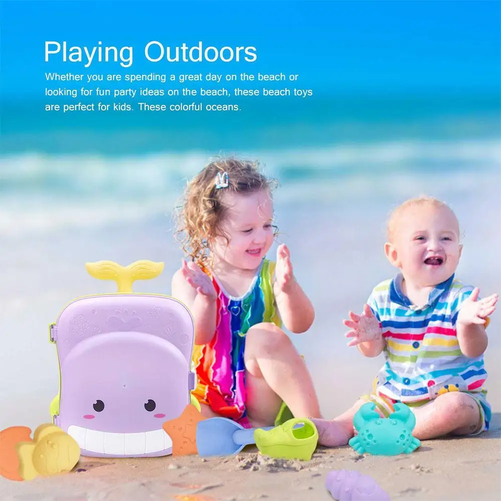 

Beach Toys For Kids Baby Beach Game Toys Children Sandbox Set Kit Summer Toys For Beach Play Sand Water Game Trolley Case