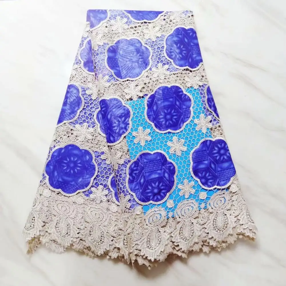 Африканская восковая ткань кружево последнее поступление воск Анкары с