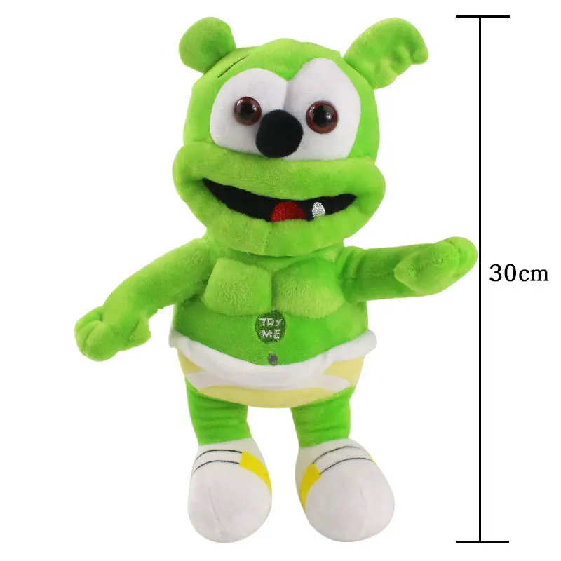 

New 30Cm/pcs Singing Music Bear Gummy Bear Plush Kawaii Plushie Cartoon Cute Dolls Birthday Surprise Plush Toys for Girls Gift