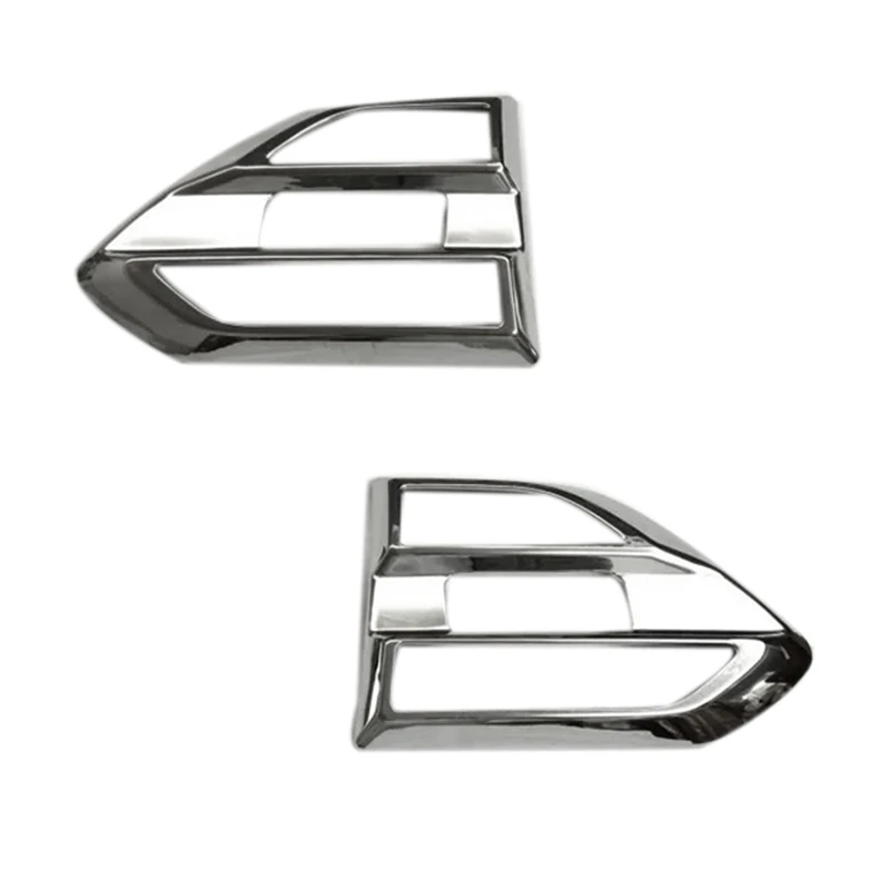 

DHBH-2Pcs Chrome Side Marker Light Panel Cover Trim for Ford Ranger 2016 2017 2018 2019 2020