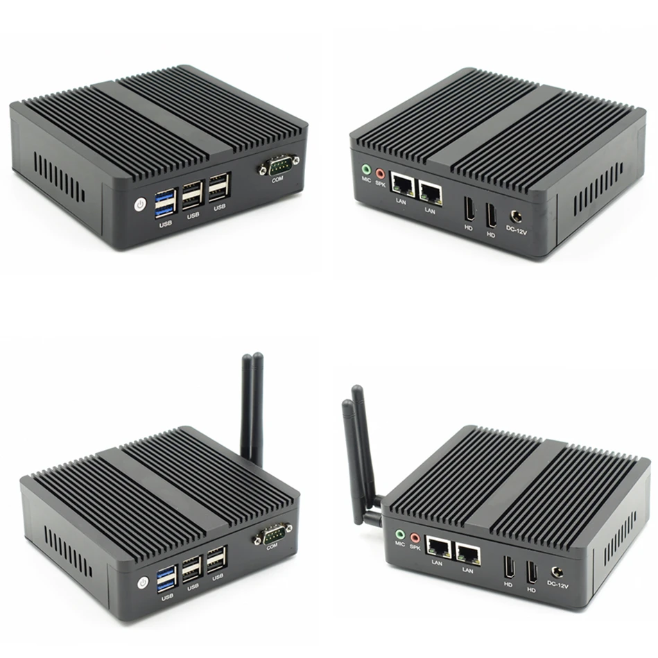 2 * Lan HDMI дешевый Topton Мини ПК Intel N3160/J3160 Windows 10 Pro Pfsense AES NI мини компьютер HD Graphics TV