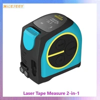 xiaomi mileseey dt10 laser tape measure 2 in 1 digital distance measure laser rangefinder with lcd digital display magnetic hook