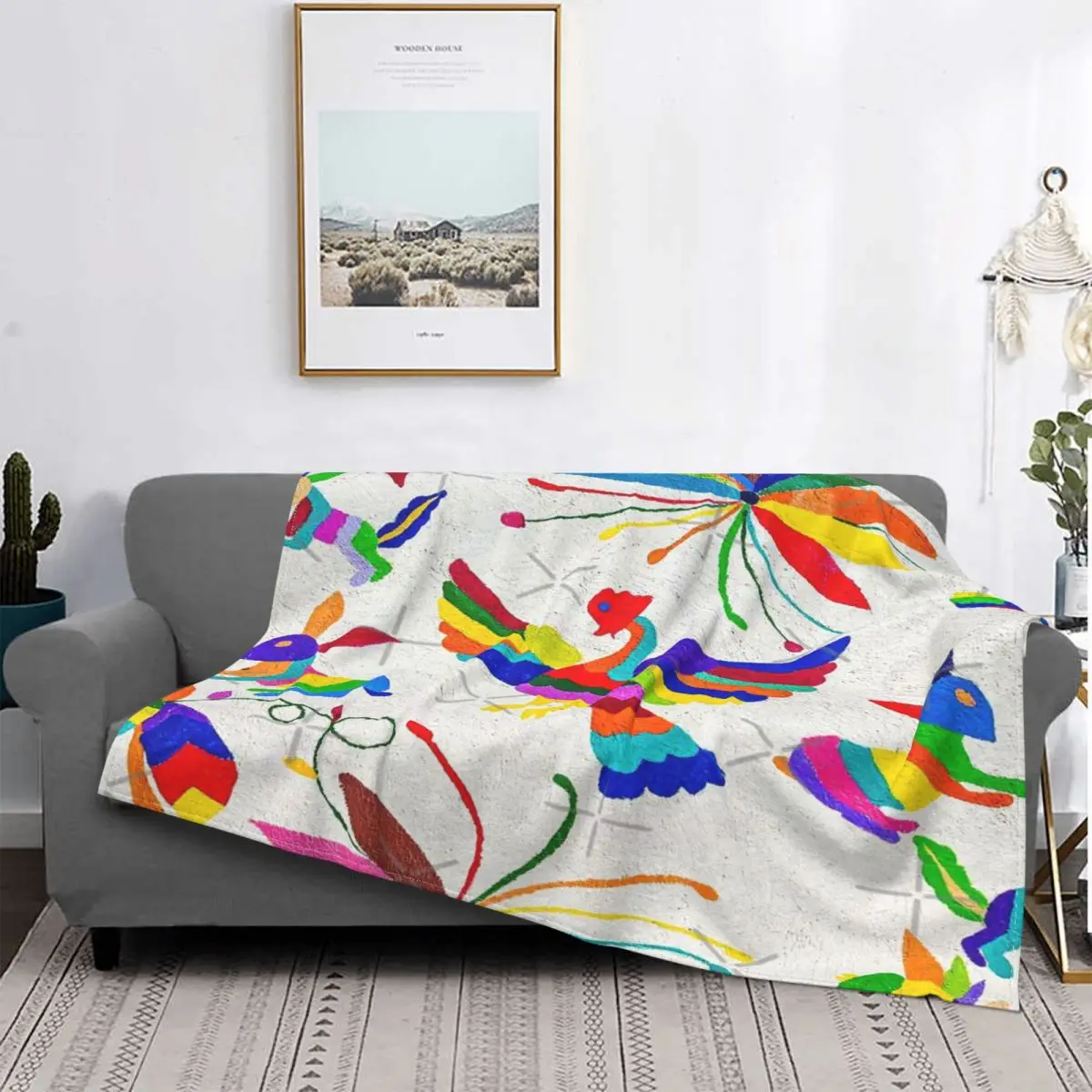 

Manta de патрон, абстрактный Павлин real, colcha de cama a cuadros, manta double de Anime, de lino y algodón