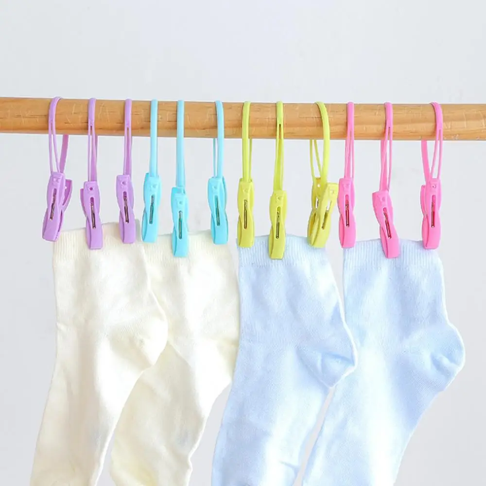12 шт пластиковые прищепки для одежды колышки носков бюстгальтеры вешалки