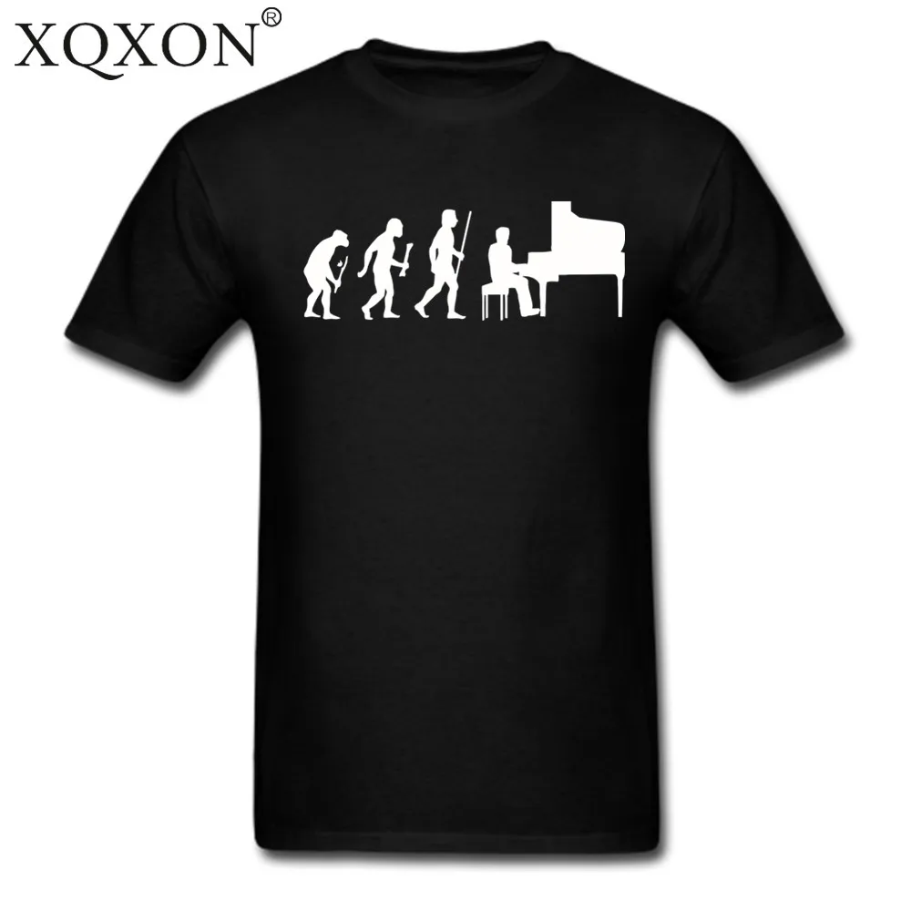 

New summer new cotton casual man t-shirt High-quality Evolution Piano design men t shirt tops D90