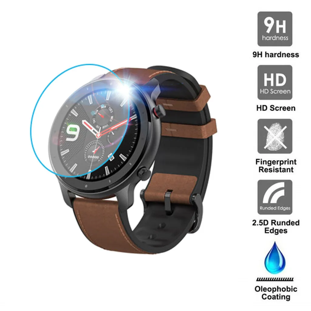 3 шт. прозрачная пленка закаленное стекло Защита экрана для AMAZFIT GTR аксессуары