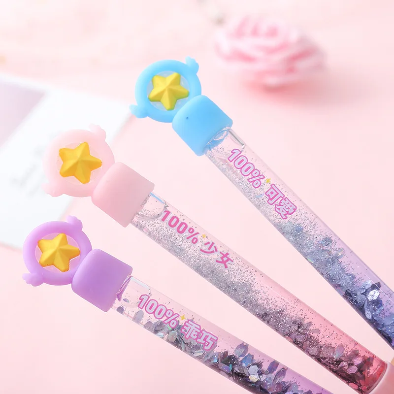 Карточка Captor Sakura Сейлор Мун милый 0,5 мм карандаш гелевая ручка канцелярские принадлежности аксессуары для косплея Рождественский подарок для девочки