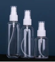 10pcslot 10ml to 100ml clear pet spray bottle small plastic side spray bottle of alcohol perfume or laboratory experiment