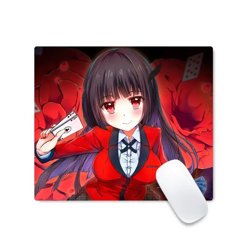 

Crazy Excitement anime Kakegurui Runa Gaming Player desk laptop Rubber Mouse Mat Mouse pad Game Officework Mat Cushion mousepad