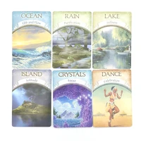high quality the words of the oracle high quality english version the gaia oracle cards tarot board games playing pdf guidebook