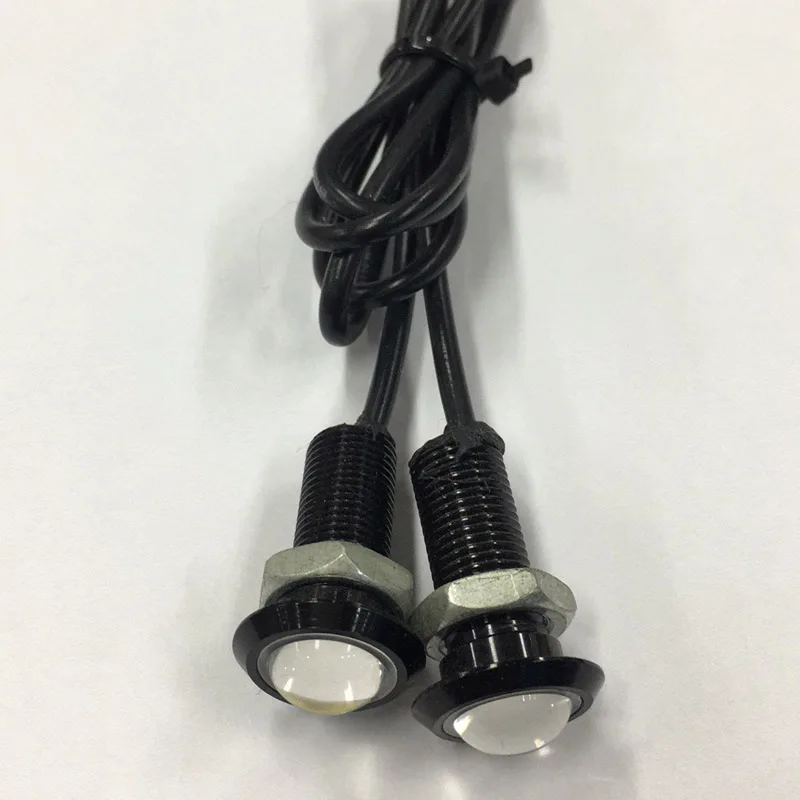 

2Pcs 18 23mm Car Led Eagle Eye DRL Daytime Running Lights LED 12V Backup Reversing Parking Signal Automobiles Lamps DRL