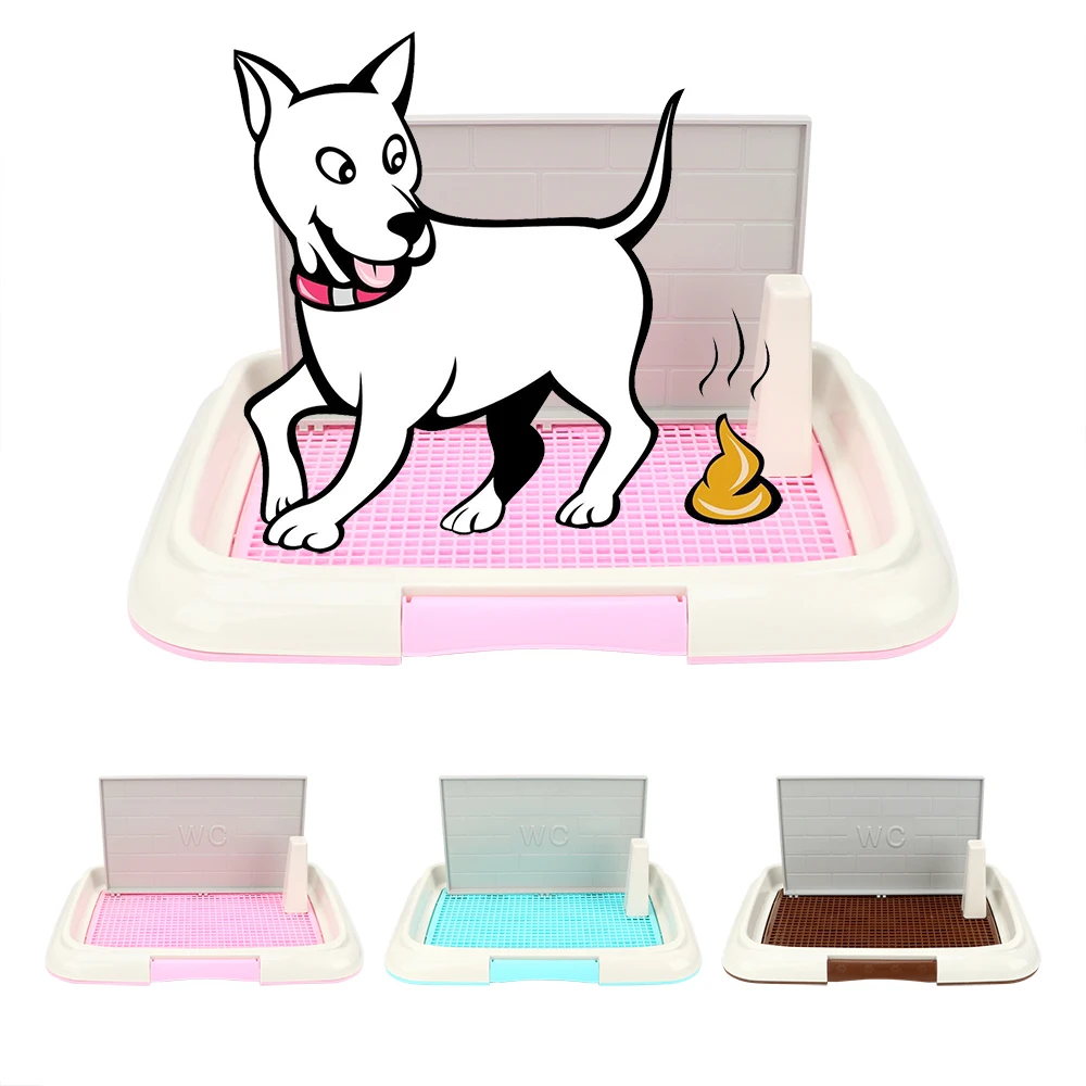 

Pee Training Toilet Puppy Litter Tray Pet Product Bedpan Pet Toilet Lattice Dog Toilet Potty Easy to Clean