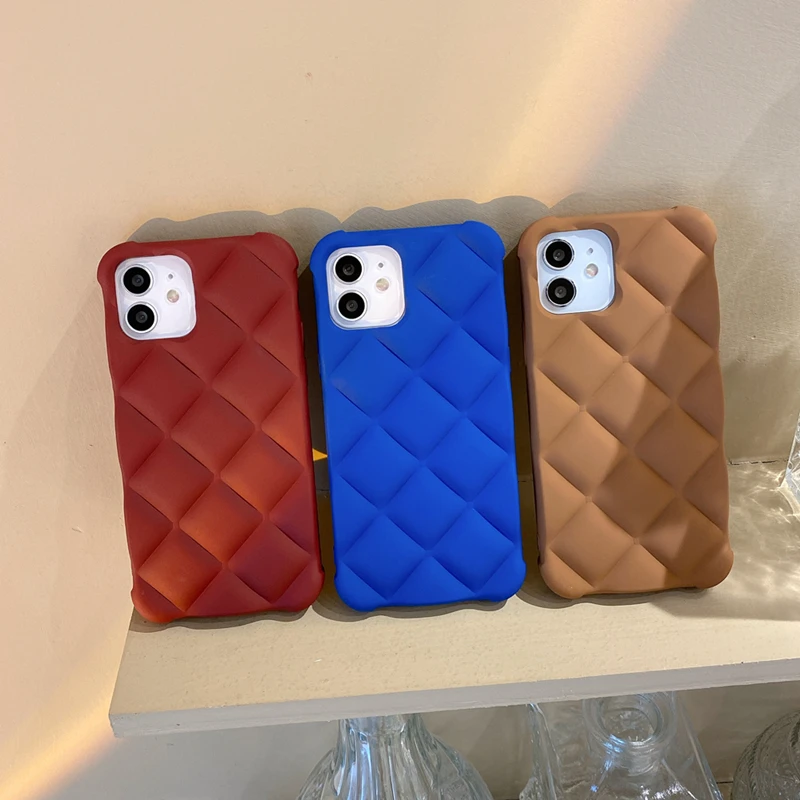 Противоударный матовый чехол для телефона iPhone 13 Pro Max 12Mini 11 12 7/8 Plus Xs Xr с алмазным