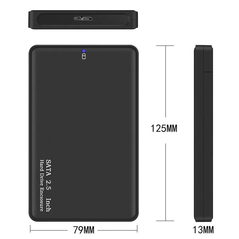 1 шт. корпус для жесткого диска SATA USB кабель HDD чехол адаптера 2 5 дюйма 3 0 SS