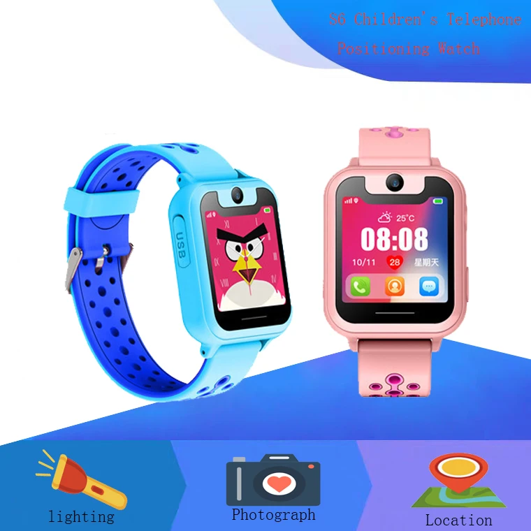 S6 Детские умные часы SOS Baby LBS расположение sim карты вызов и трекер местоположения