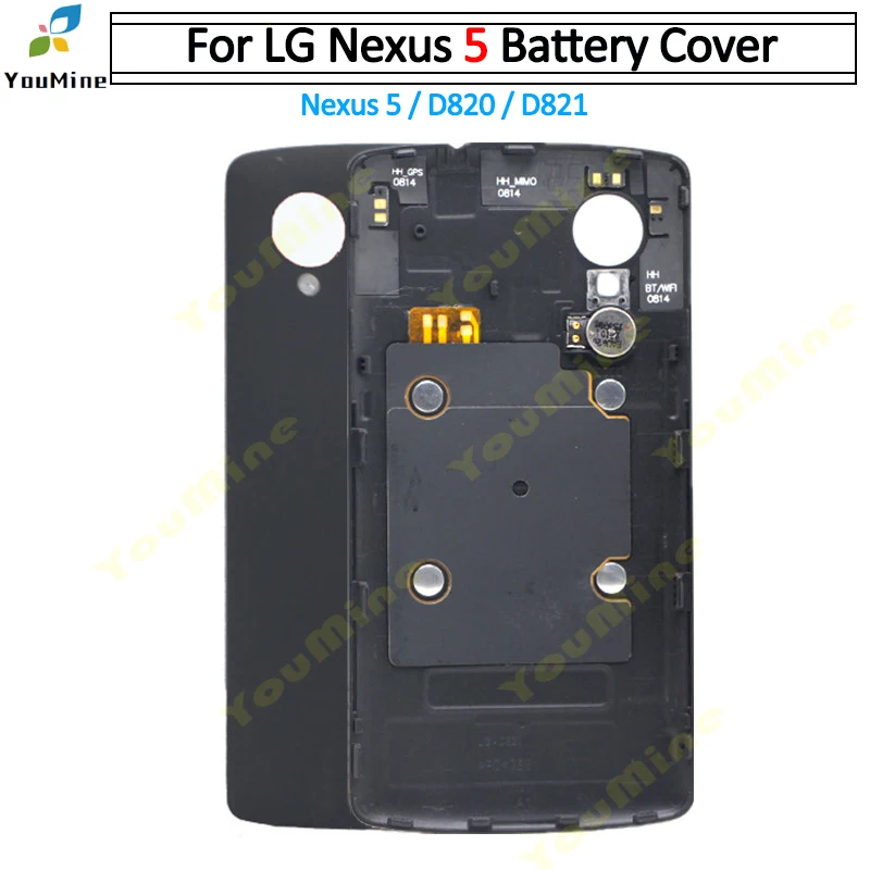 Задняя крышка аккумулятора для LG Nexus 5 D820 D821 Корпус задней двери чехол запасные