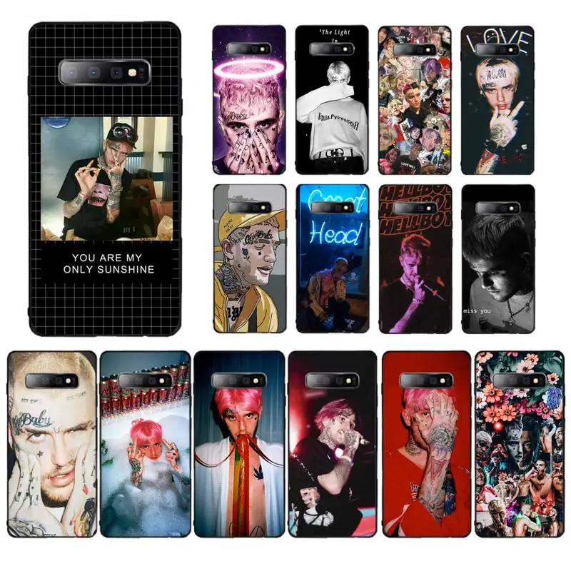 Милые Чехлы YNDFCNB Lil Peep Bo чехол для телефона Samsung S5 6 7 edge 8 9 10 20 plus lite | Мобильные