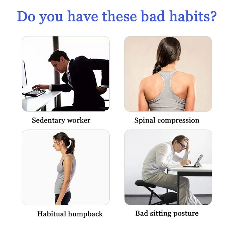 

back posture corrector Adjustable Adult breathable durable Shoulder Upper Back Support Humpback Correction Belt